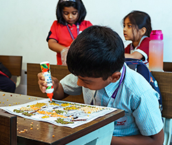 Students learning about water uses